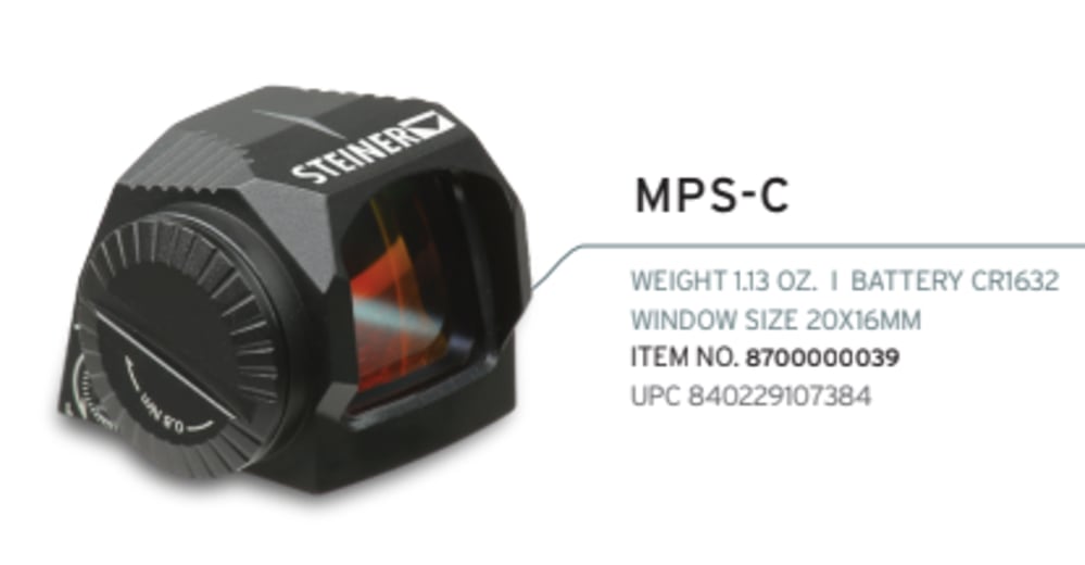 Steiner MPS-C | 1.6 MOA Red Dot 8700000039-Just Released-img-6
