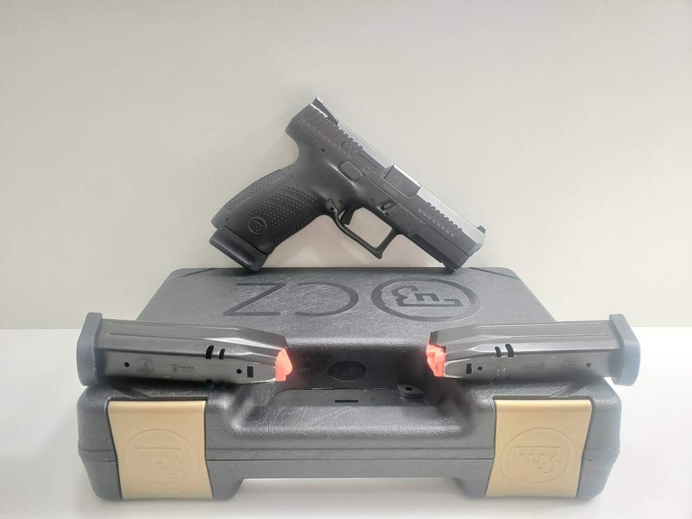 CZ-USA P-10C 9mm 3 (15) Round Magazines W/ Case-img-0