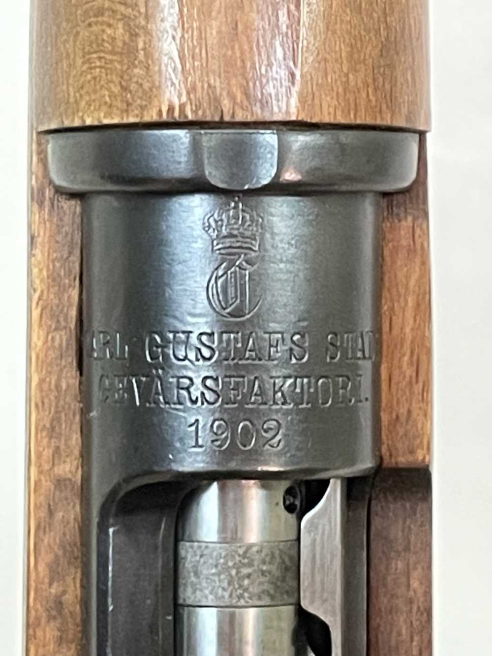 Swedish Mauser Model 1896/38 Bolt Action Rifle w/bayonet, ca 1902 (VM014)-img-12