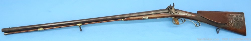 Heym & Sohn Suhl 20 Bore Fowling BP Percussion Double Circa 1880-img-0