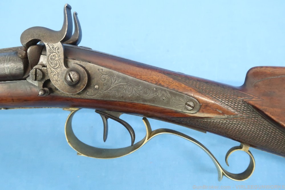 Heym & Sohn Suhl 20 Bore Fowling BP Percussion Double Circa 1880-img-5