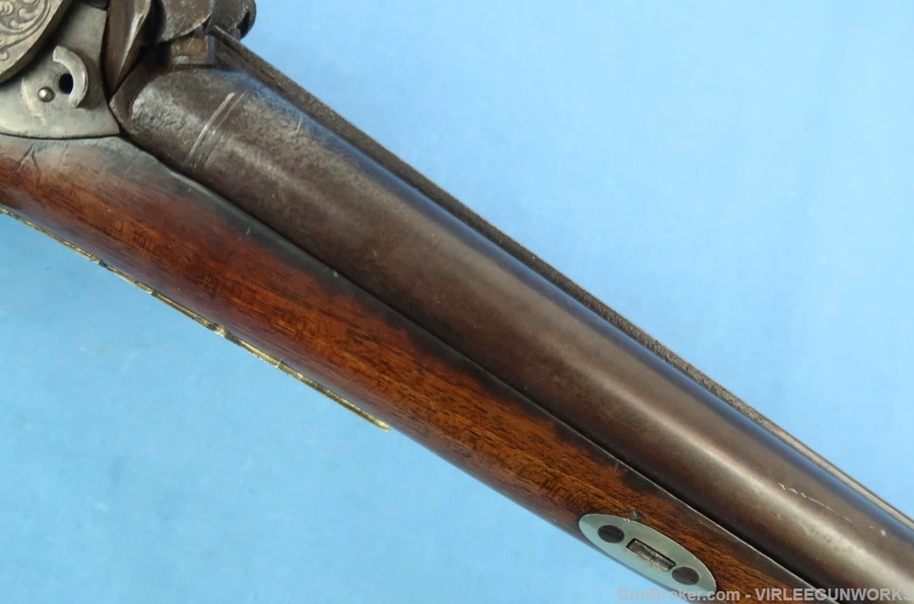 Heym & Sohn Suhl 20 Bore Fowling BP Percussion Double Circa 1880-img-24