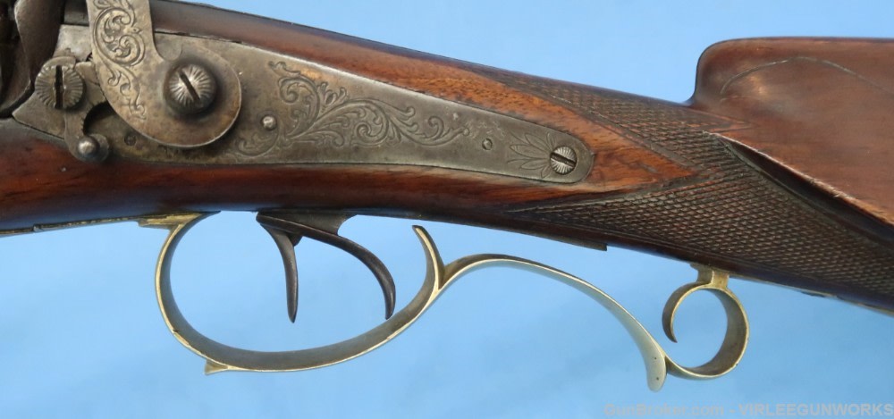 Heym & Sohn Suhl 20 Bore Fowling BP Percussion Double Circa 1880-img-7