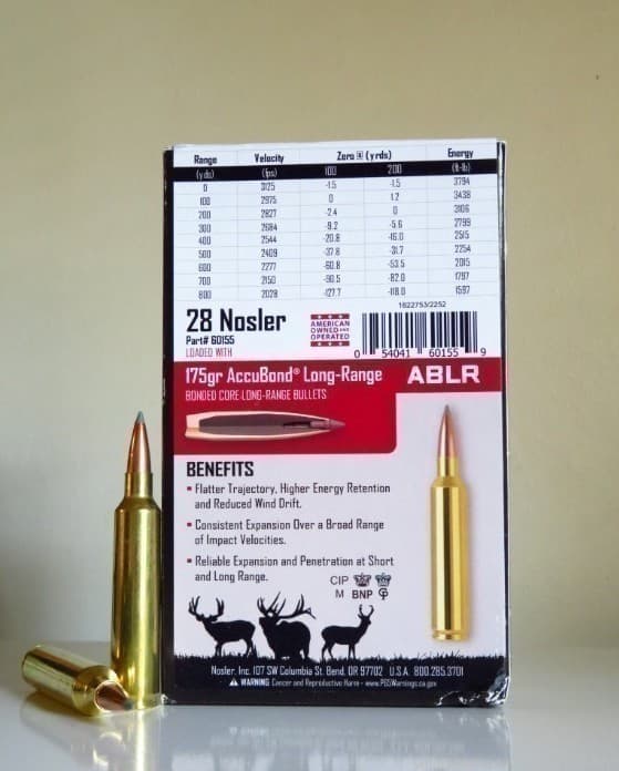 Nosler Trophy Grade AccuBond Long Range 175 Grain 28 Nosler 60155 -img-2