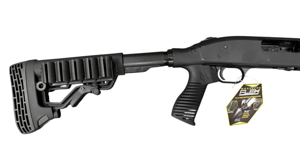 Mossberg 590 Flex Tactical 12GA Pump Action w/ Side Saddle and Cruiser Stoc-img-4