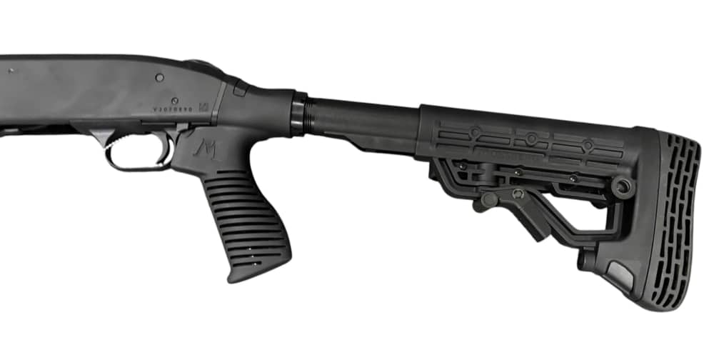 Mossberg 590 Flex Tactical 12GA Pump Action w/ Side Saddle and Cruiser Stoc-img-3