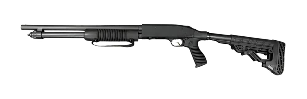 Mossberg 590 Flex Tactical 12GA Pump Action w/ Side Saddle and Cruiser Stoc-img-1