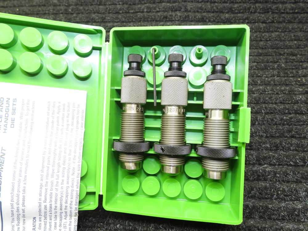 Redding Deluxe .223 series A, 3 die set PN. 84111-img-2