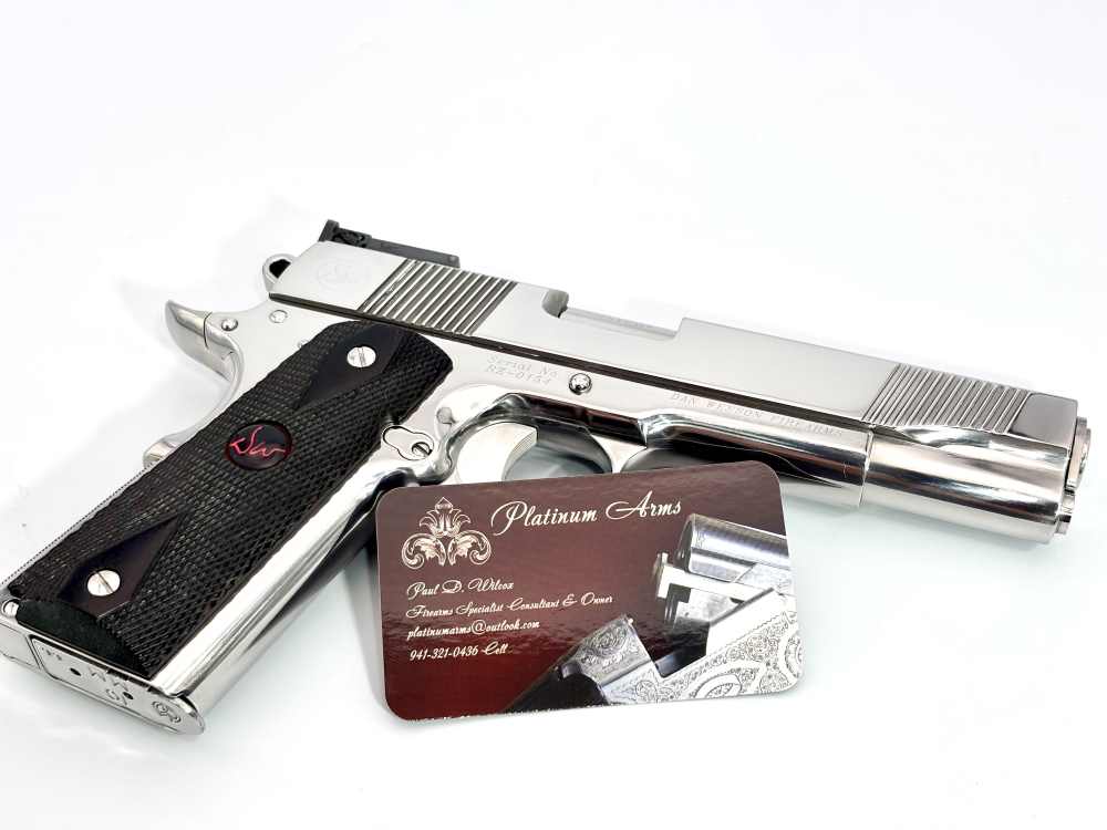 Dan Wesson Mirror Bright Polished Custom Shop Razorback serial# 154 OG grip-img-10