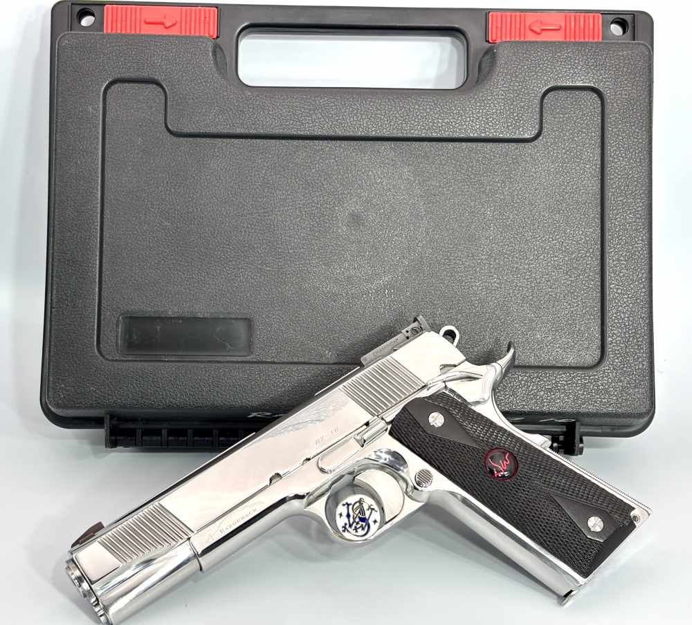 Dan Wesson Mirror Bright Polished Custom Shop Razorback serial# 154 OG grip-img-8