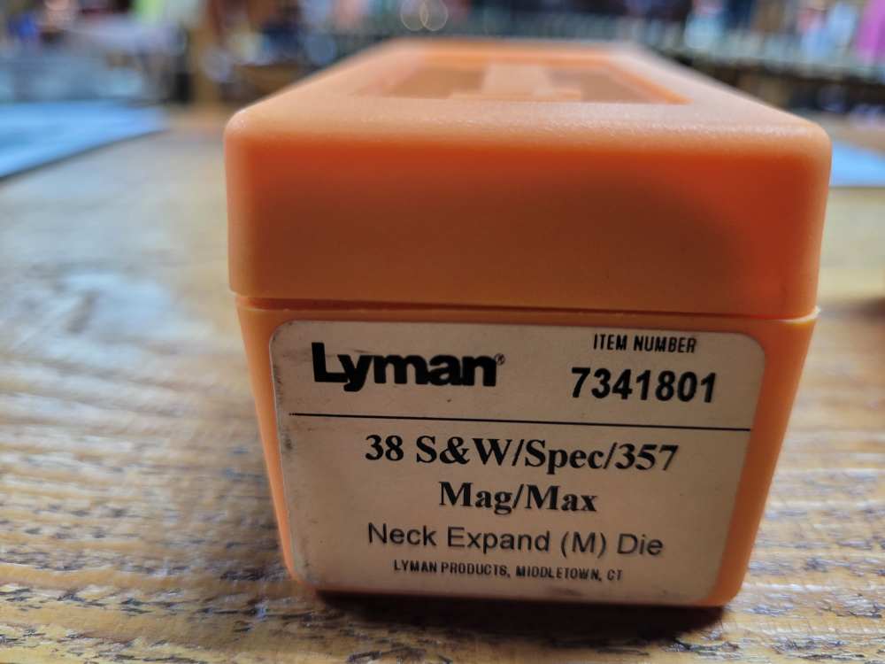 Lyman Neck Expander M Die for 38 Spec, 357 Mag, 357 Maximum # 7341801-img-0