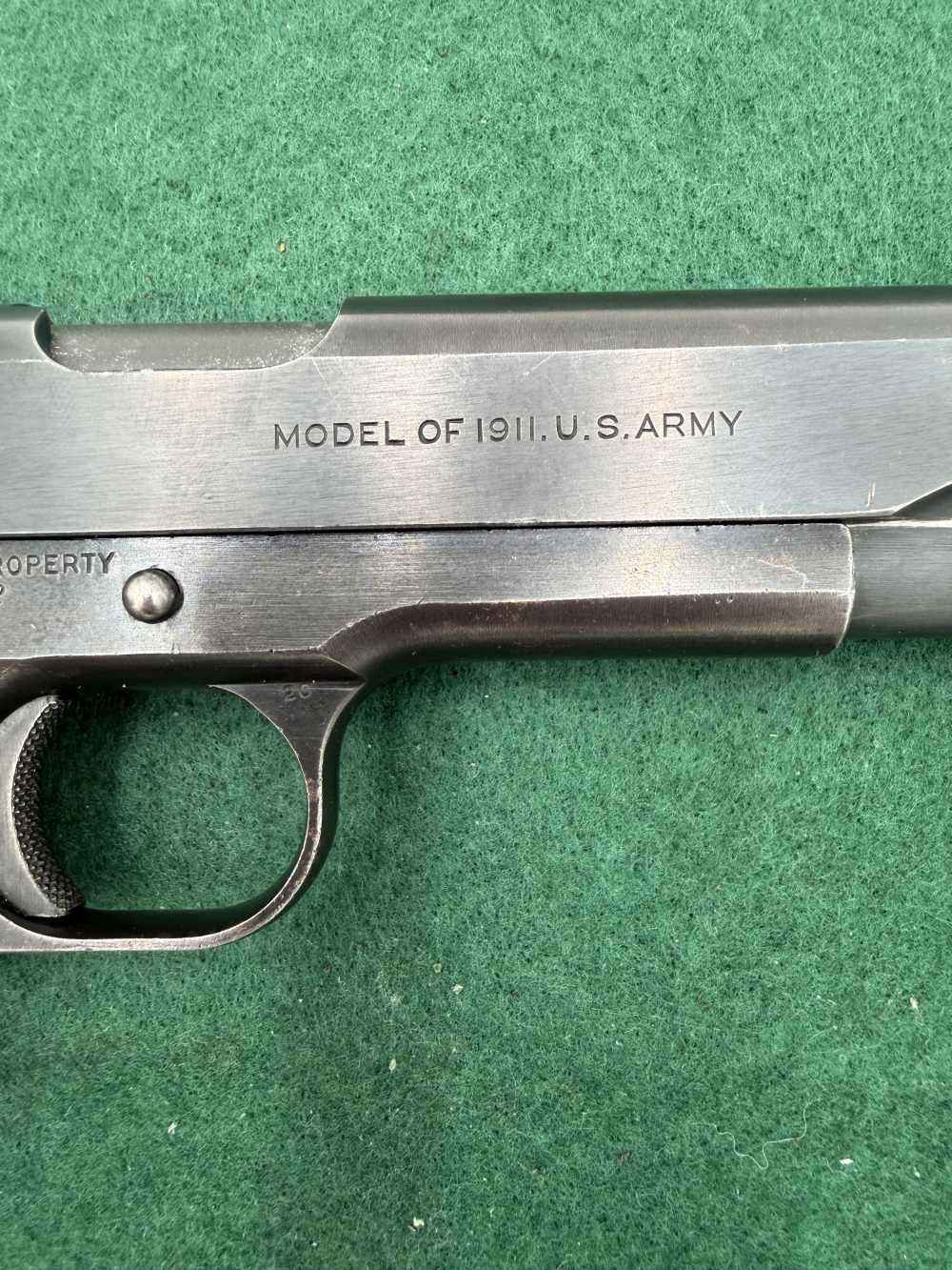 Colt 1911 Transition Model 1924 U.S. Army Colt Letter 3 Two-Tone Mags-img-4