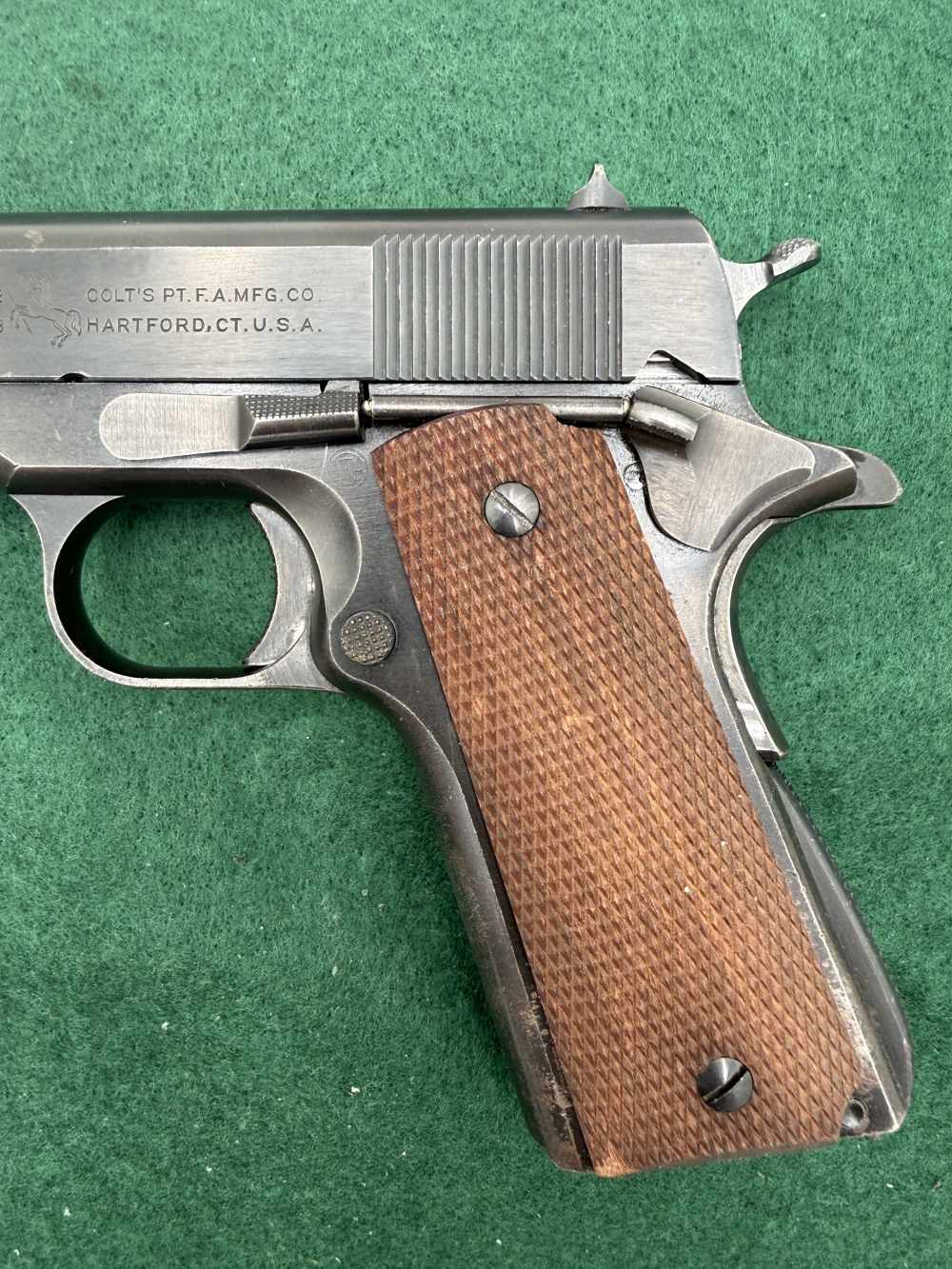 Colt 1911 Transition Model 1924 U.S. Army Colt Letter 3 Two-Tone Mags-img-7