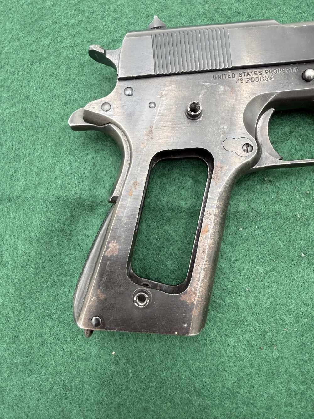 Colt 1911 Transition Model 1924 U.S. Army Colt Letter 3 Two-Tone Mags-img-20