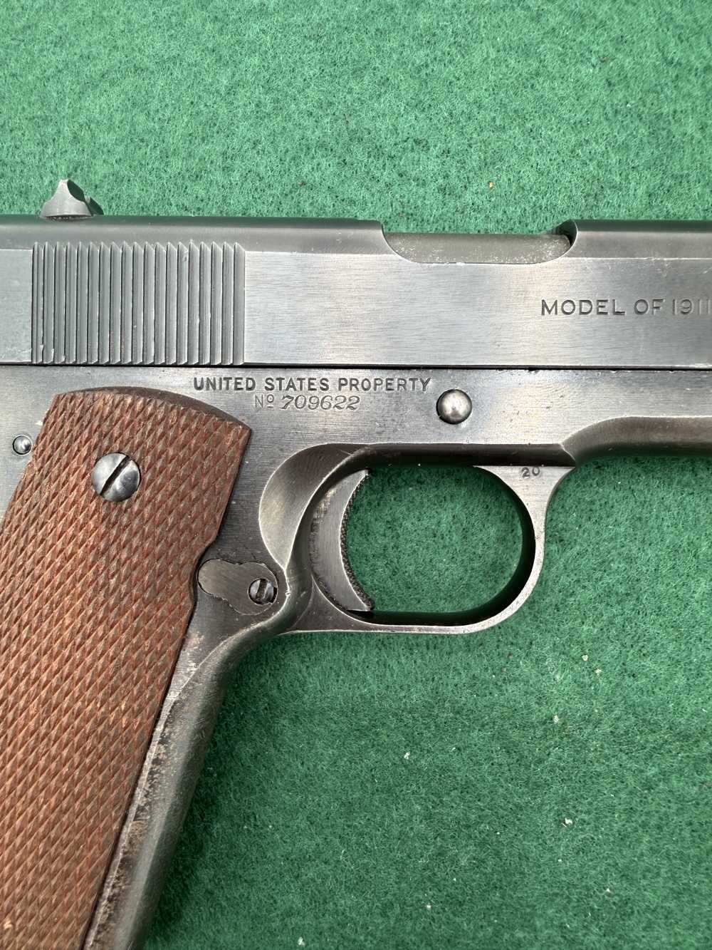 Colt 1911 Transition Model 1924 U.S. Army Colt Letter 3 Two-Tone Mags-img-3