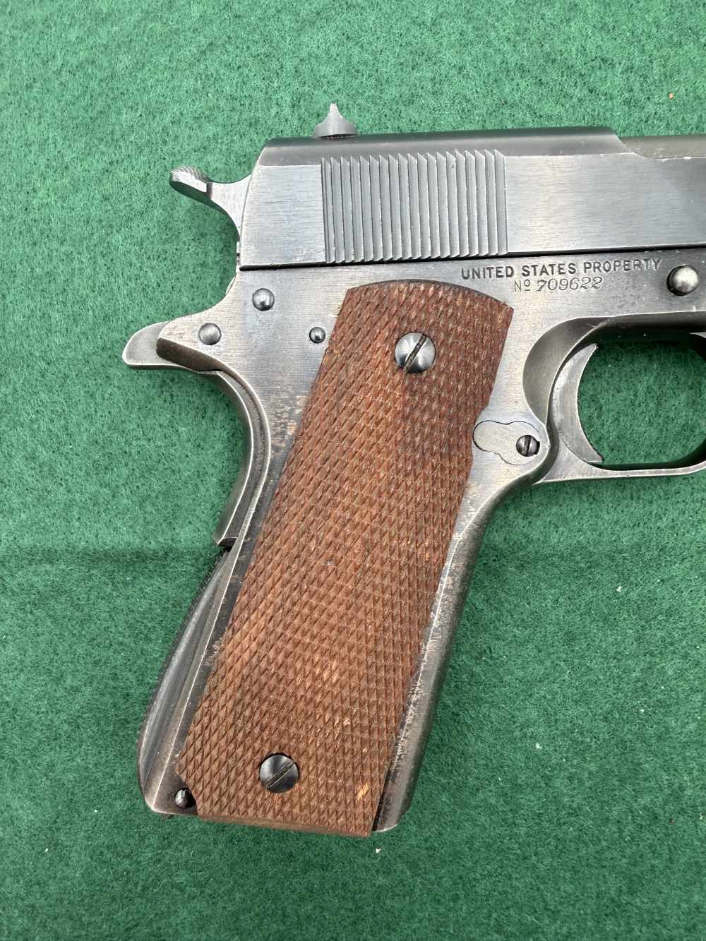 Colt 1911 Transition Model 1924 U.S. Army Colt Letter 3 Two-Tone Mags-img-2