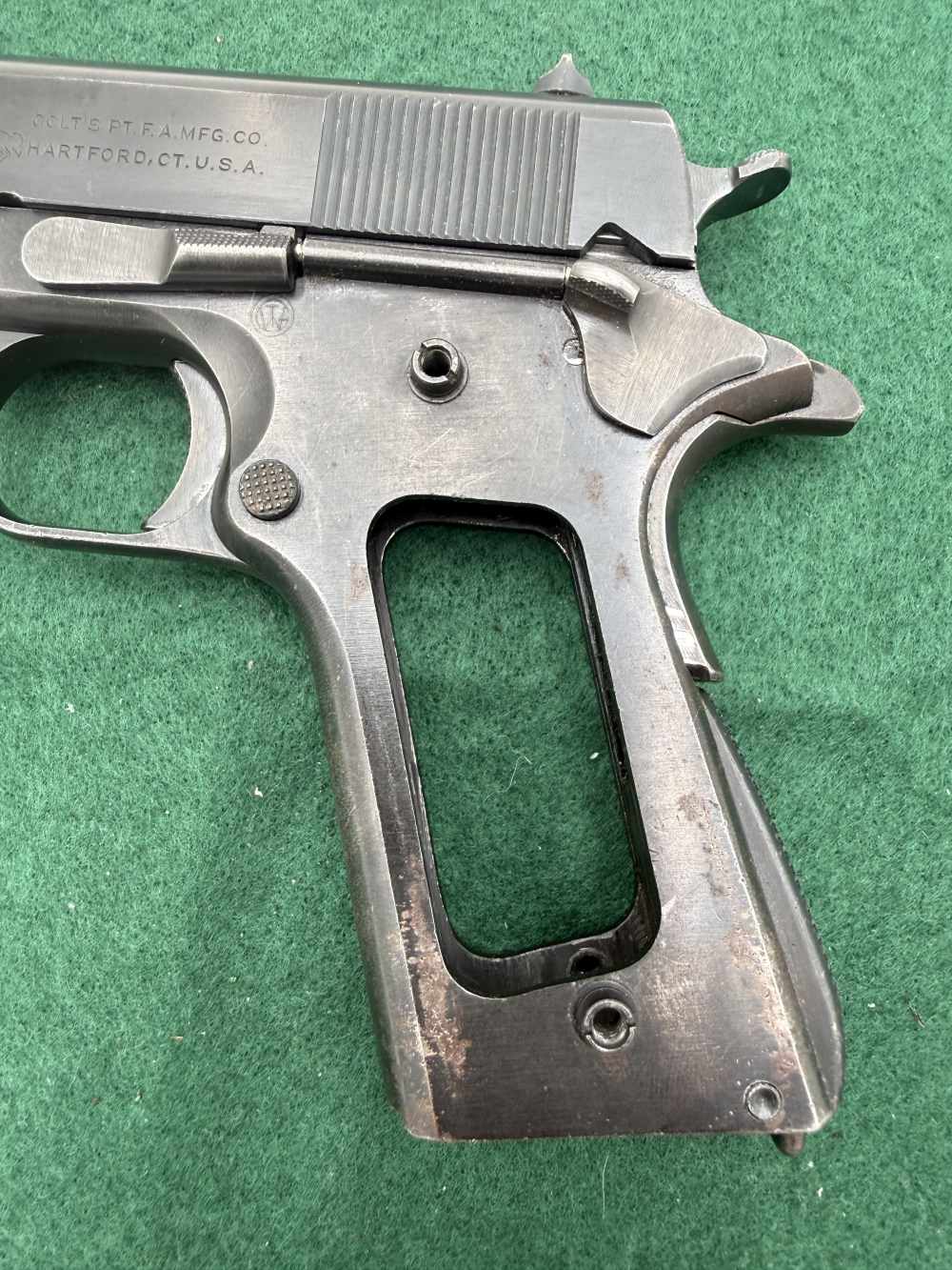 Colt 1911 Transition Model 1924 U.S. Army Colt Letter 3 Two-Tone Mags-img-21