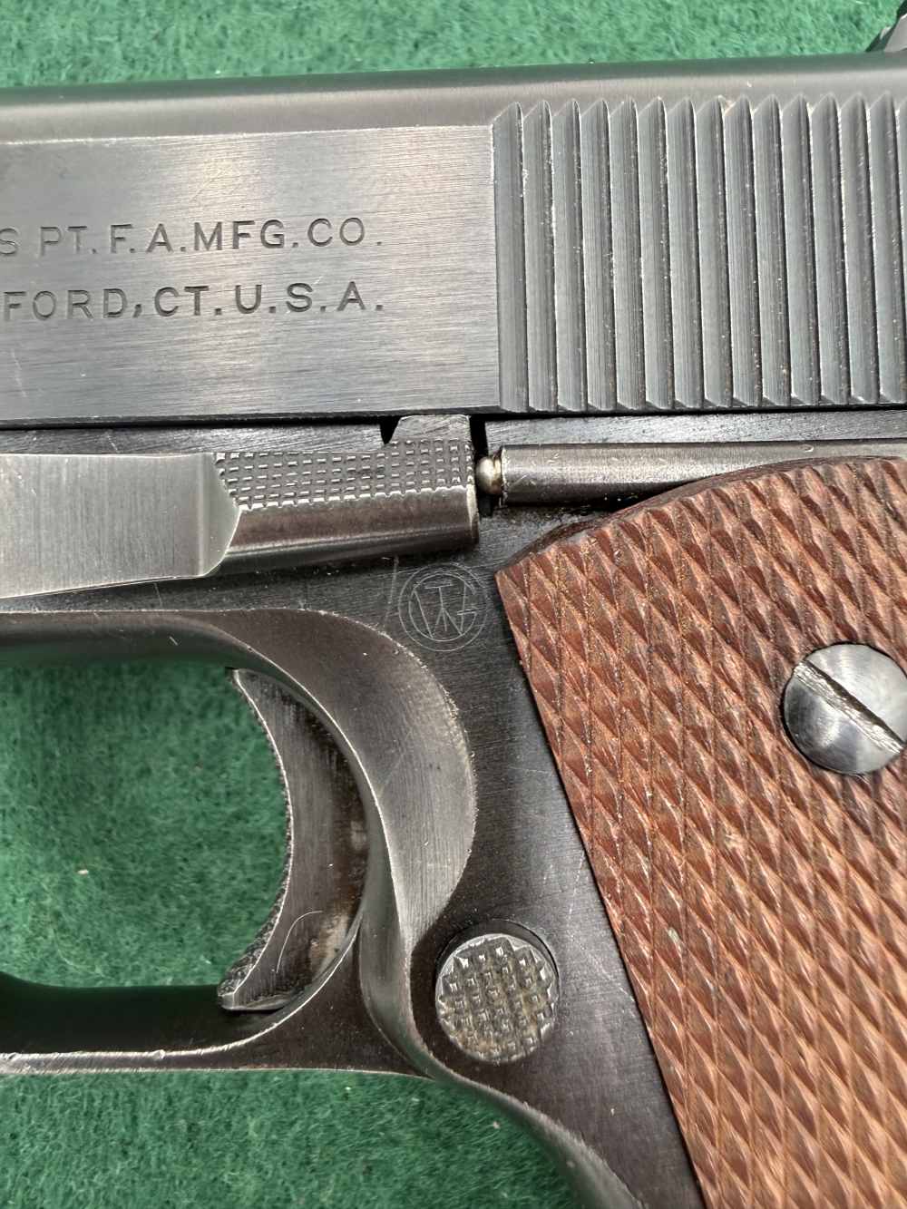 Colt 1911 Transition Model 1924 U.S. Army Colt Letter 3 Two-Tone Mags-img-11