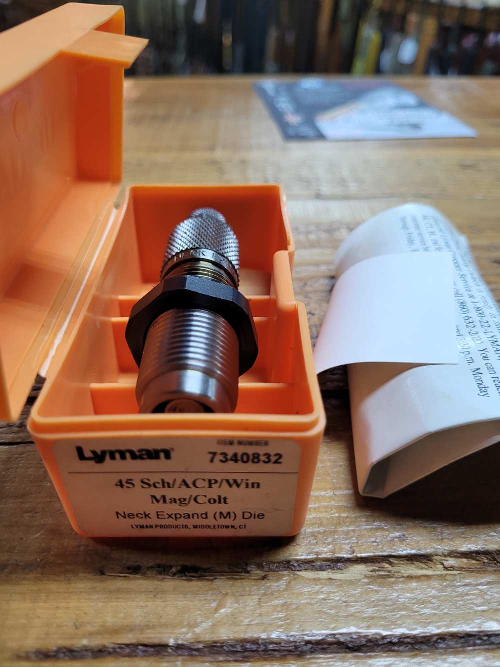 Lyman Neck Expanding (M) Die .45 ACP/.45 Colt-img-0