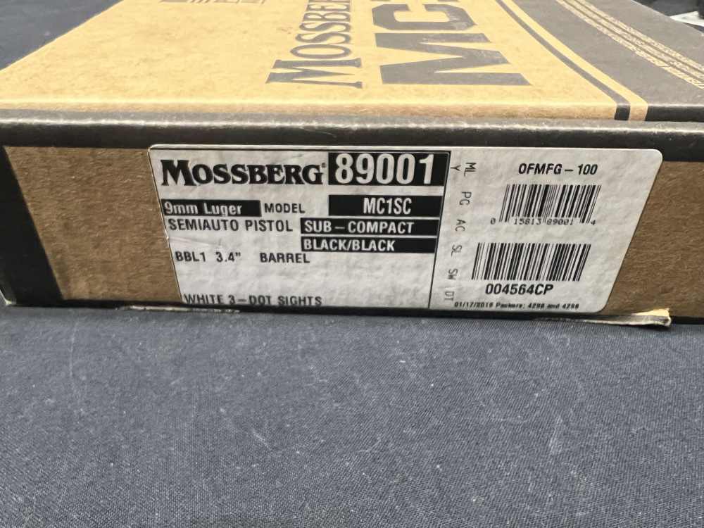 Mossberg Mc1SC semi auto pistol 3.4” 9mm Luger NIB-img-11