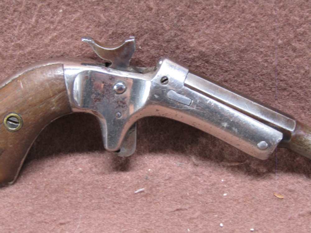 J Stevens A&T Co Offhand 35 22 LR Tip Up Single 3.5" BRL Nice Action C&R-img-3