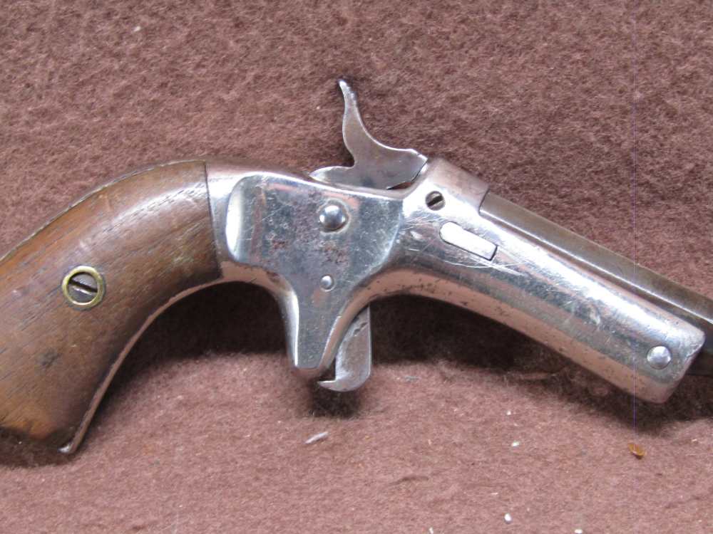 J Stevens A&T Co Offhand 35 22 LR Tip Up Single 3.5" BRL Nice Action C&R-img-2