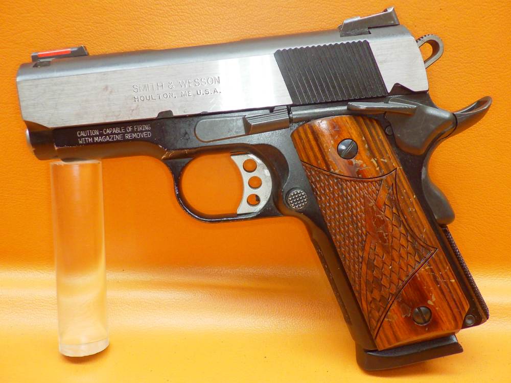 S&W SW1911 Pro Series .45 ACP 3.25" Bbl Walnut Grip Panels Two-Tone Slide-img-15