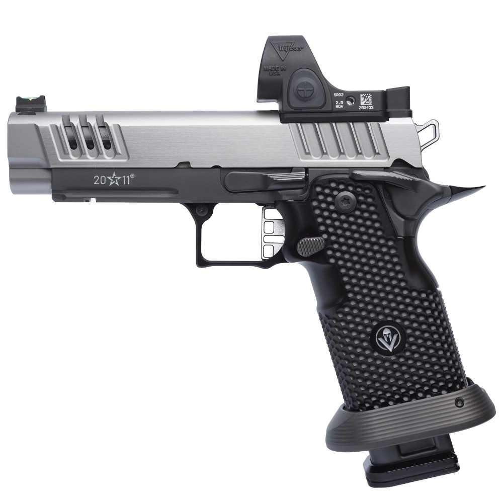 Vulcan/Staccato 2011 Staccto P-4.4" Ported Bbl (9mm) SRO-Polished Silver-img-0