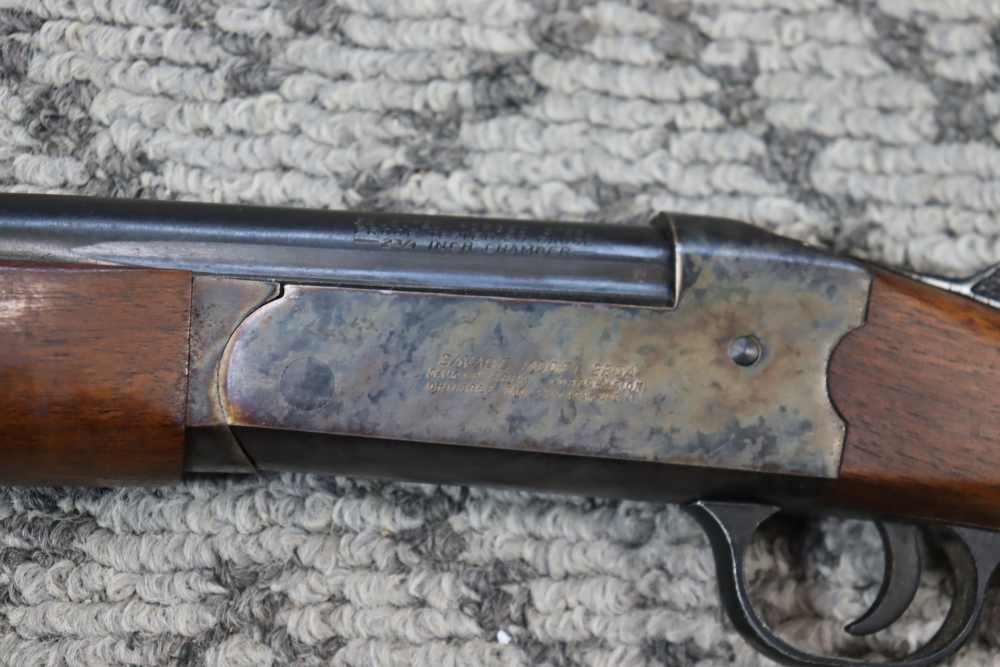 Savage Model 220A Single Shot 20 Gauge Tang Safety Shotgun-img-6