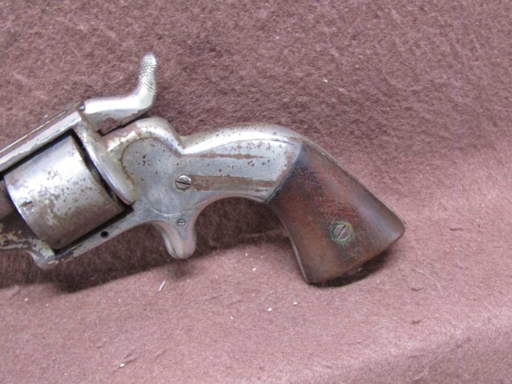 Antique Allen & Wheelock 32 RF Revolver 6 Shot 4" Oct BRL-img-5