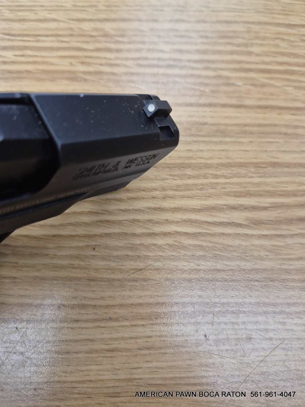 s&w m&p 9 shield  3" brl. 9mm pistol w/ safety , 8rd mg smith & wesson-img-4