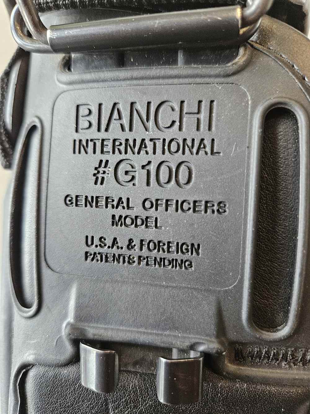 Bianchi Leather G100 Generals Officer Holster, Never Issued-img-1