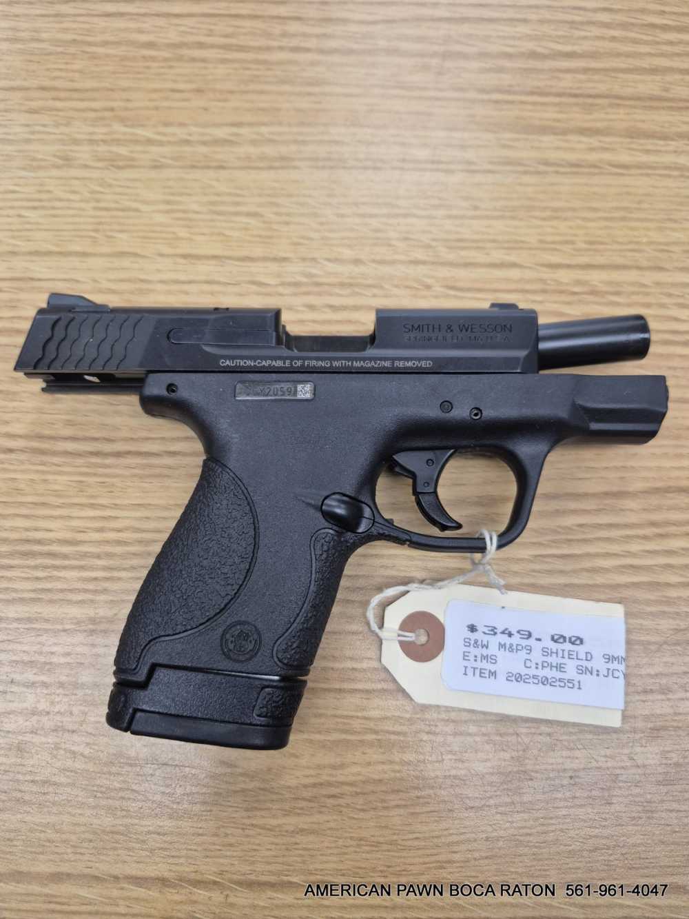 SMITH & WESSON M&P 9 SHIELD 9MM 3" BARREL 8 RD'S mag MODEL W SAFETY-img-11