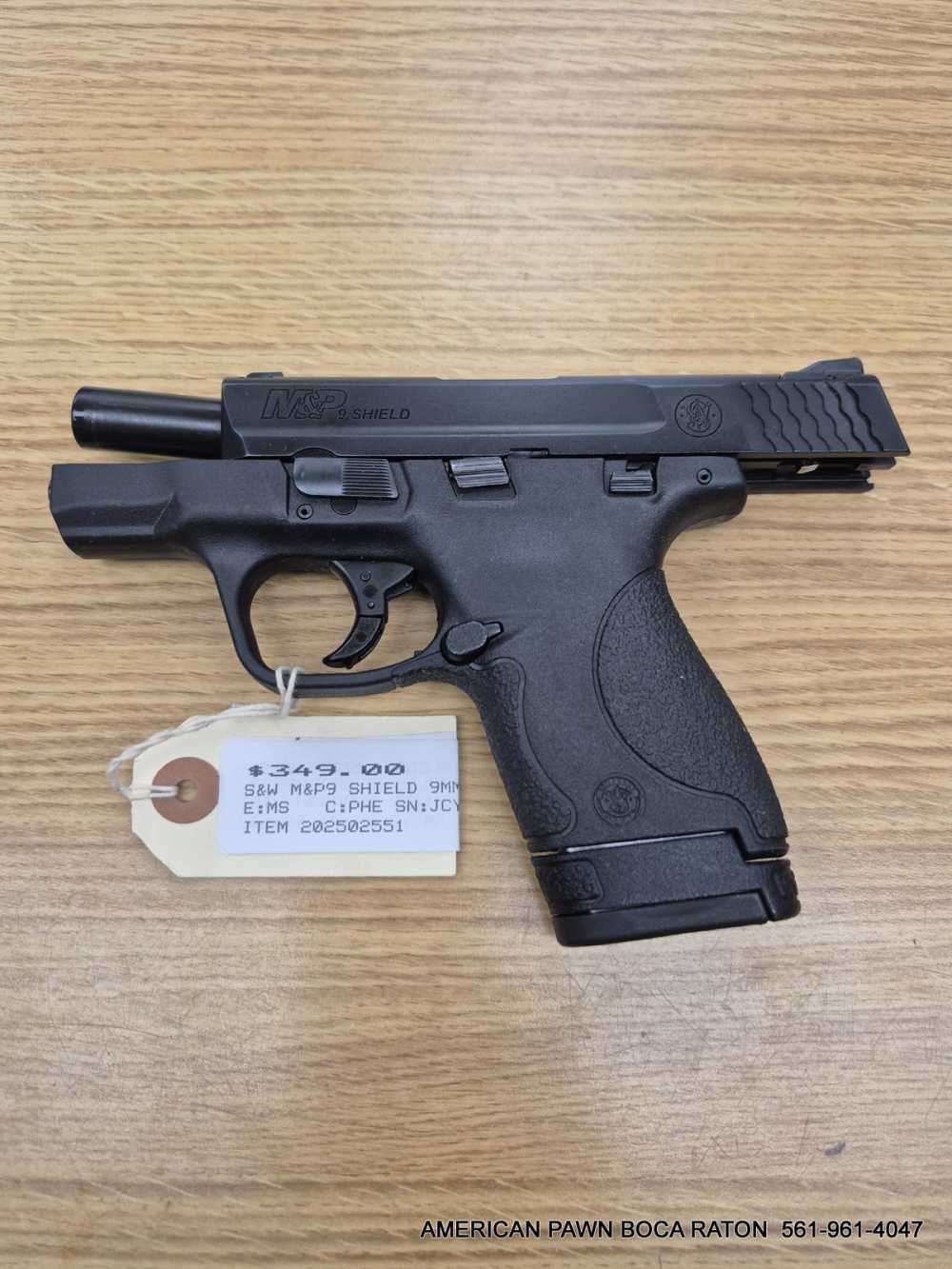 SMITH & WESSON M&P 9 SHIELD 9MM 3" BARREL 8 RD'S mag MODEL W SAFETY-img-13