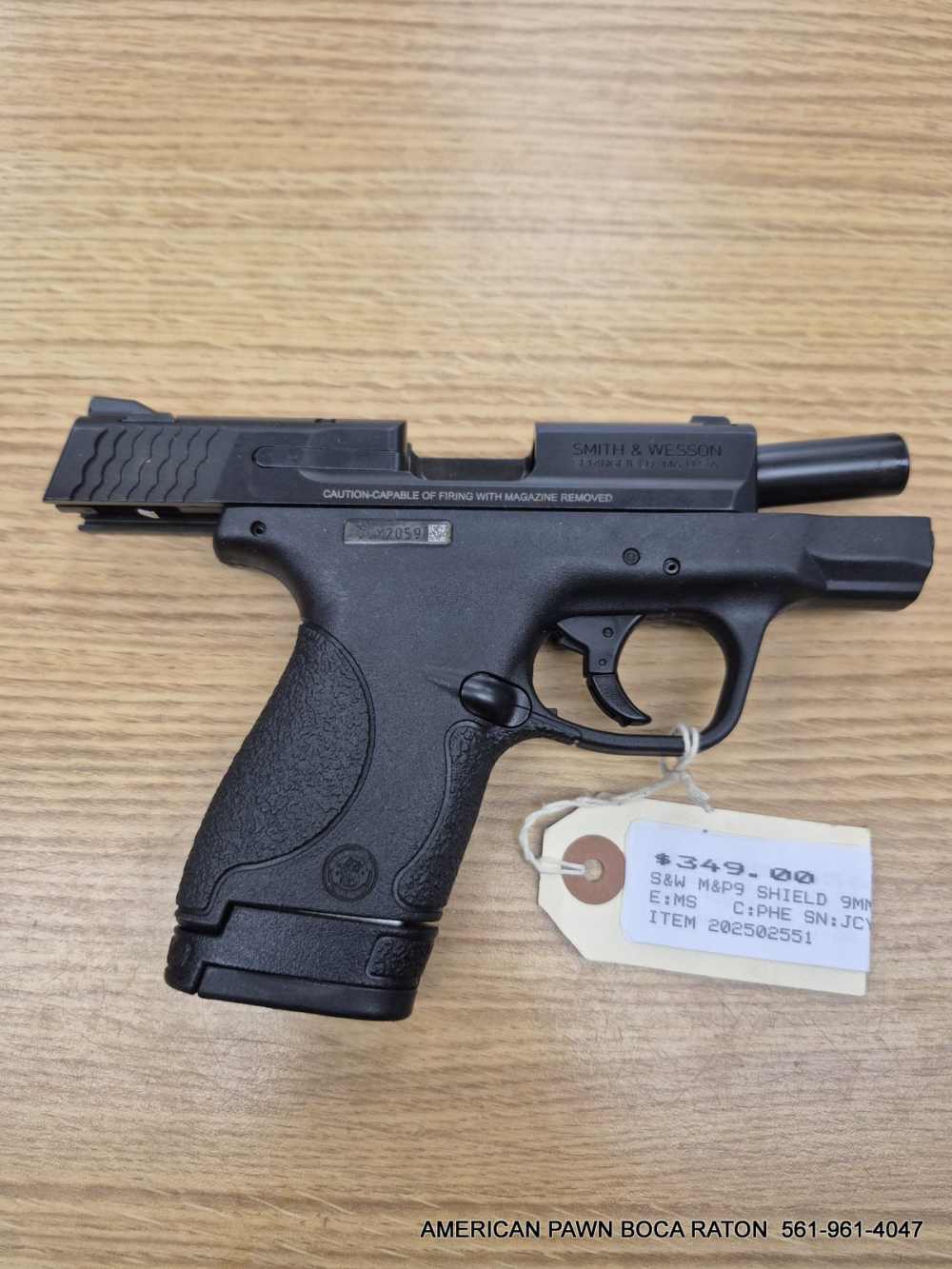 SMITH & WESSON M&P 9 SHIELD 9MM 3" BARREL 8 RD'S mag MODEL W SAFETY-img-10