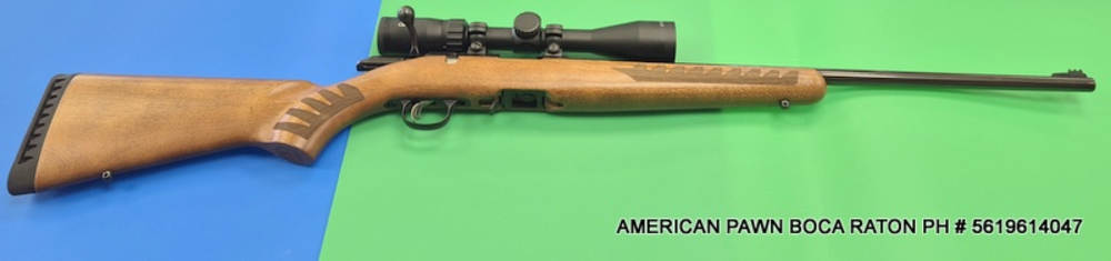 Ruger American Rimfire 22LR WITH 3-9X40 CABELAS SCOPE-img-3