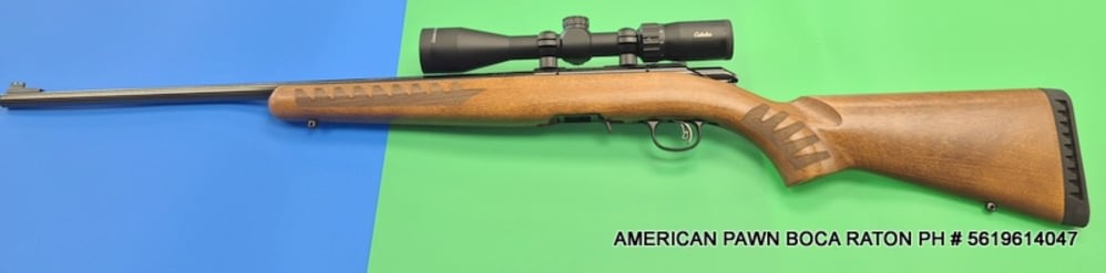 Ruger American Rimfire 22LR WITH 3-9X40 CABELAS SCOPE-img-1