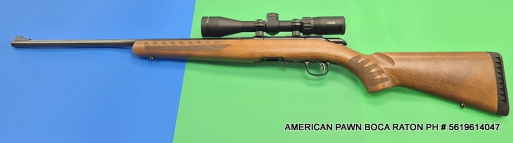 Ruger American Rimfire 22LR WITH 3-9X40 CABELAS SCOPE-img-2