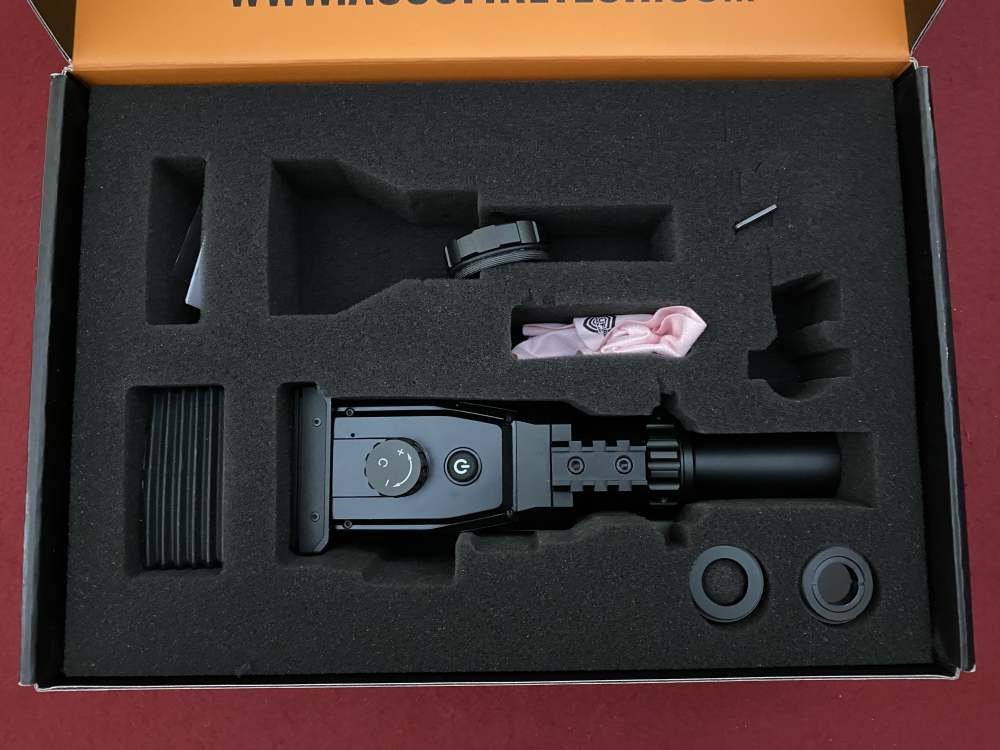Excellent with box Accufire Noctis V1 Night Vision Riflescope Black 1-16x -img-1