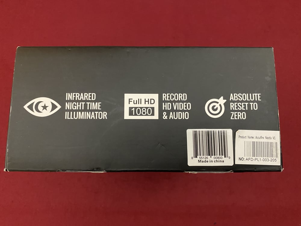 Excellent with box Accufire Noctis V1 Night Vision Riflescope Black 1-16x -img-26