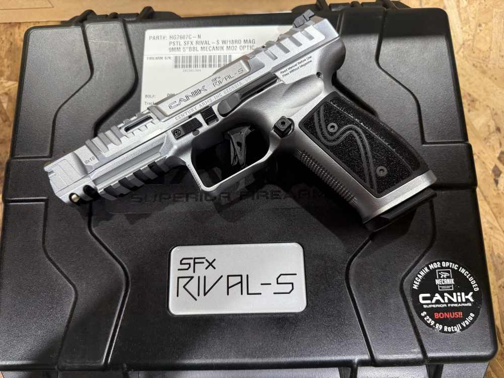 Canik Rival-S SFX 9mm chrome red dot-img-1