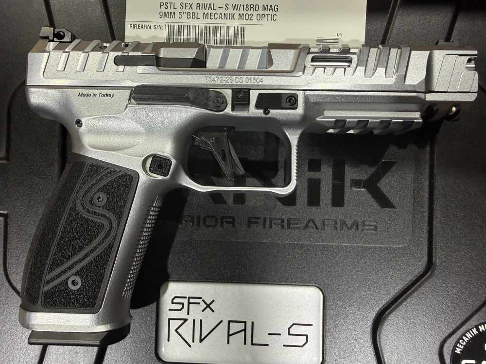 Canik Rival-S SFX 9mm chrome red dot-img-0