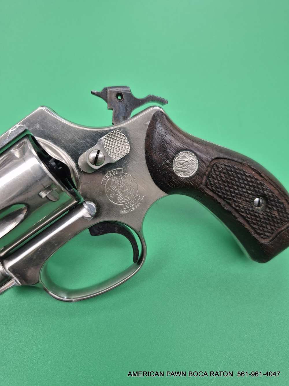 1982 SMITH & WESSON MODEL 37 AIRWEIGHT  NICKEL FINISH -img-31