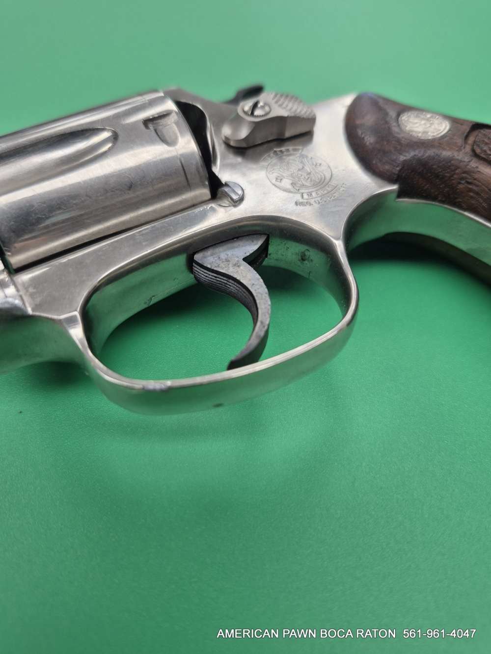 1982 SMITH & WESSON MODEL 37 AIRWEIGHT  NICKEL FINISH -img-12
