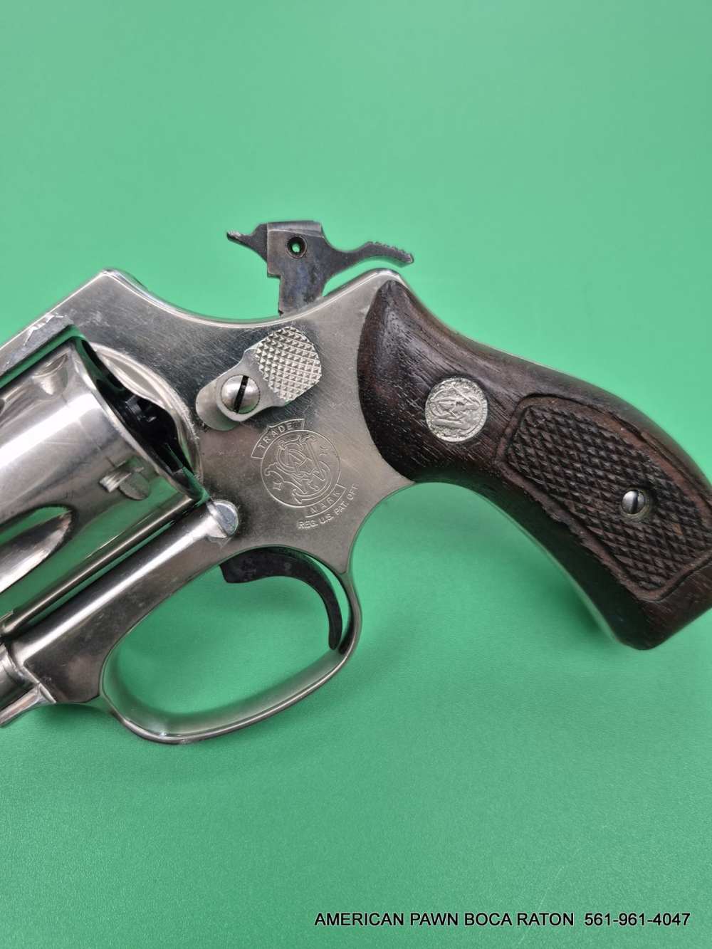 1982 SMITH & WESSON MODEL 37 AIRWEIGHT  NICKEL FINISH -img-30
