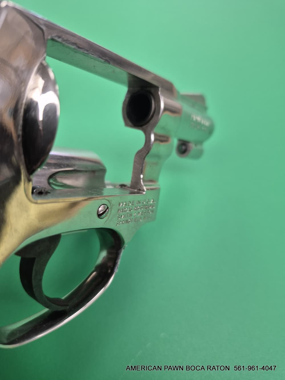 1982 SMITH & WESSON MODEL 37 AIRWEIGHT  NICKEL FINISH -img-25