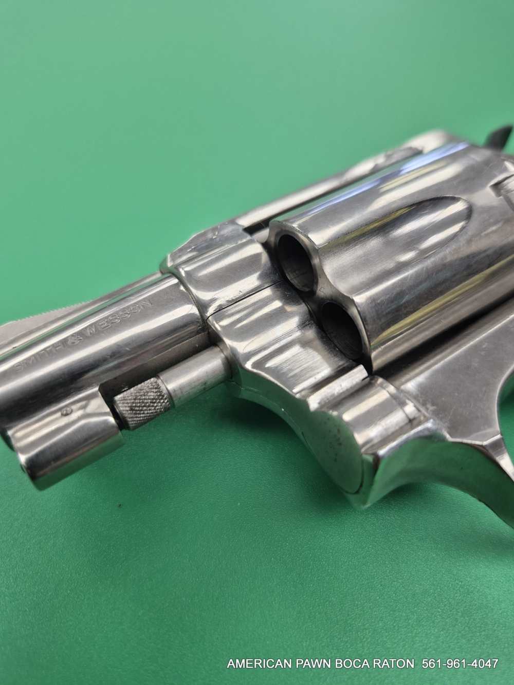 1982 SMITH & WESSON MODEL 37 AIRWEIGHT  NICKEL FINISH -img-20