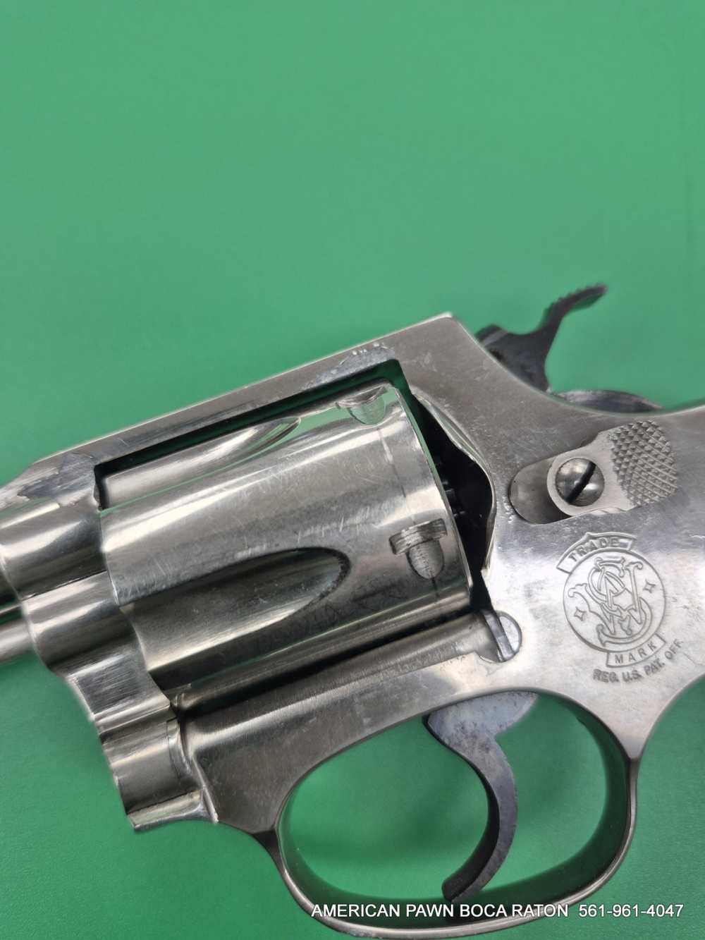 1982 SMITH & WESSON MODEL 37 AIRWEIGHT  NICKEL FINISH -img-9