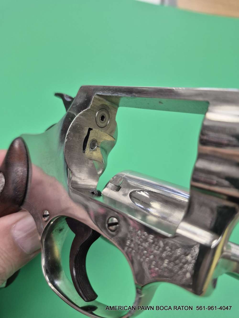 1982 SMITH & WESSON MODEL 37 AIRWEIGHT  NICKEL FINISH -img-26