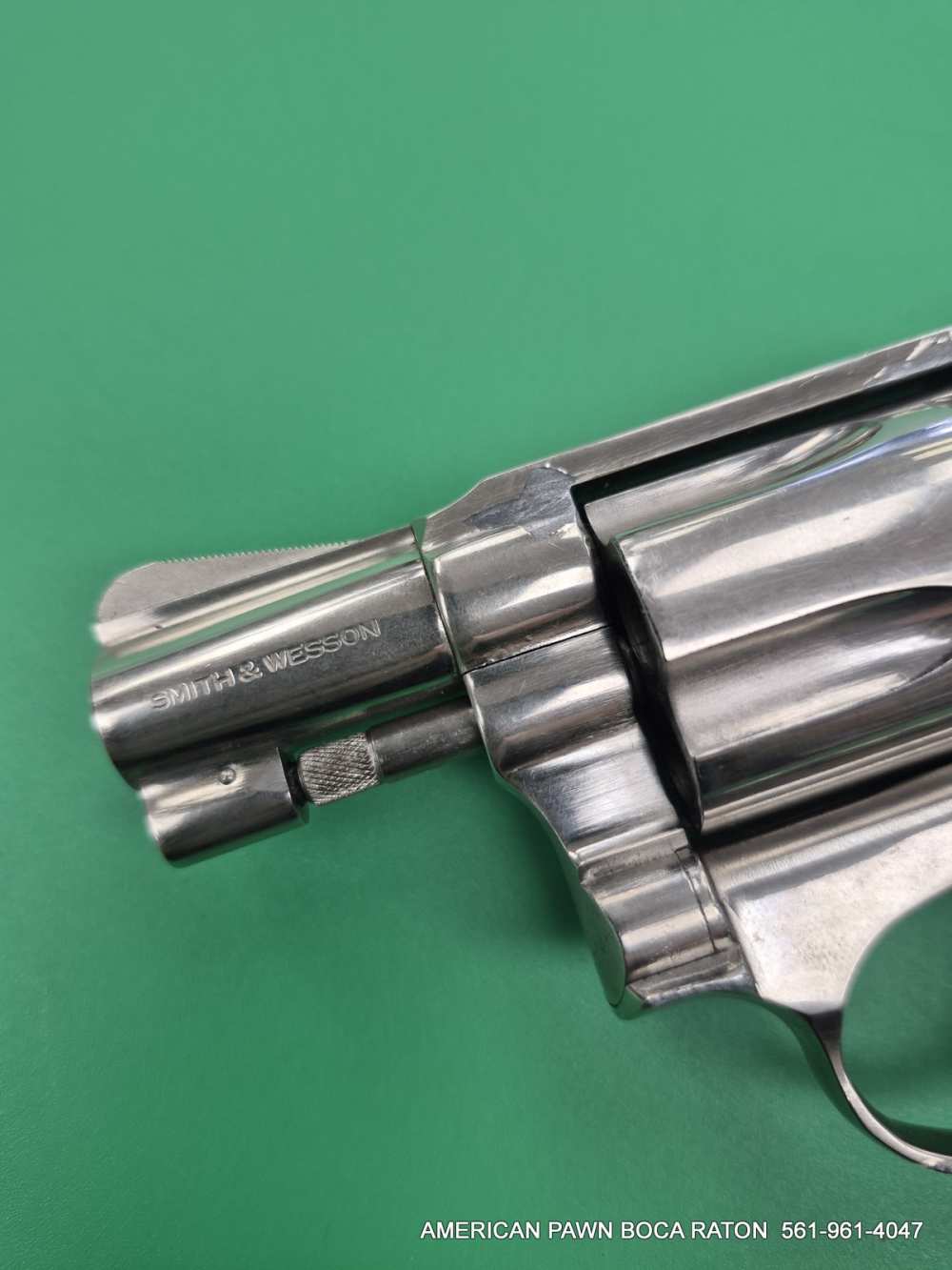 1982 SMITH & WESSON MODEL 37 AIRWEIGHT  NICKEL FINISH -img-7